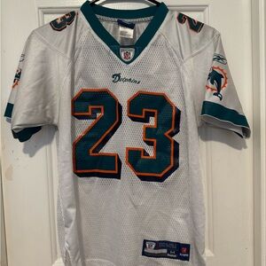 Reebok White and Teal NFL Jersey